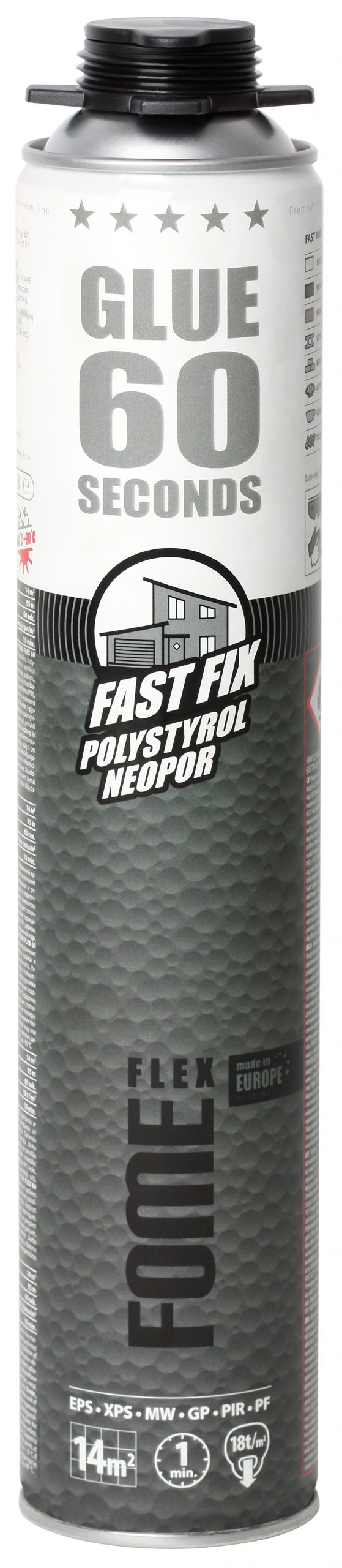 FOME FLEX Līmējošās putas 60 Seconds Fast Fix Adhesive Foam
