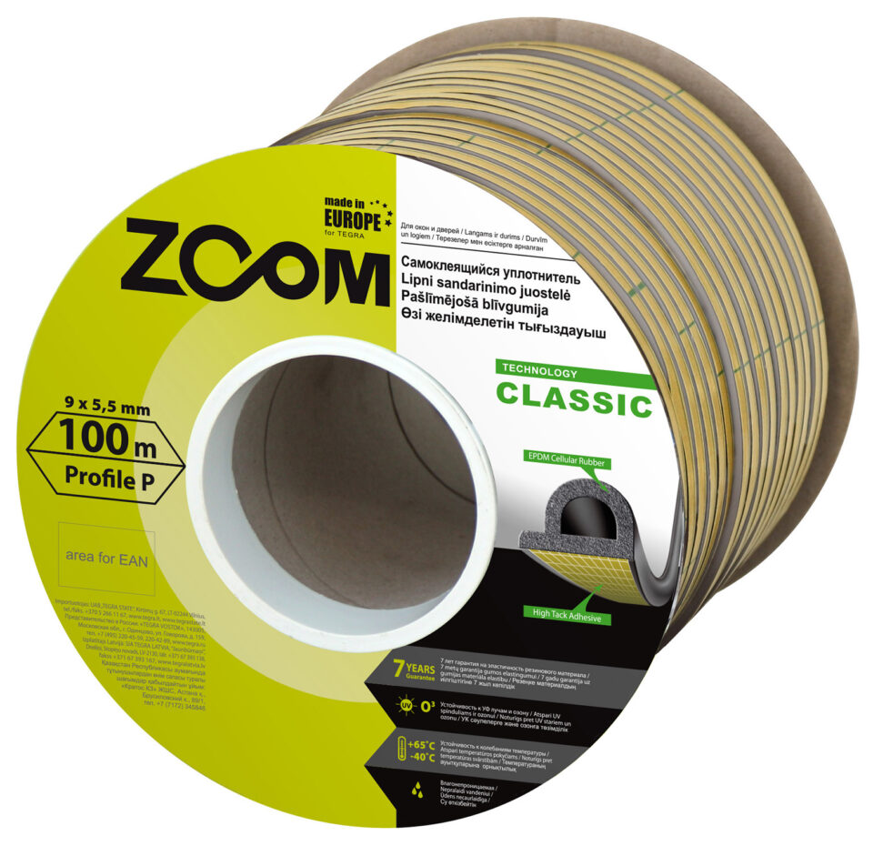 ZOOM Self-adhesive sealing strip P Classic