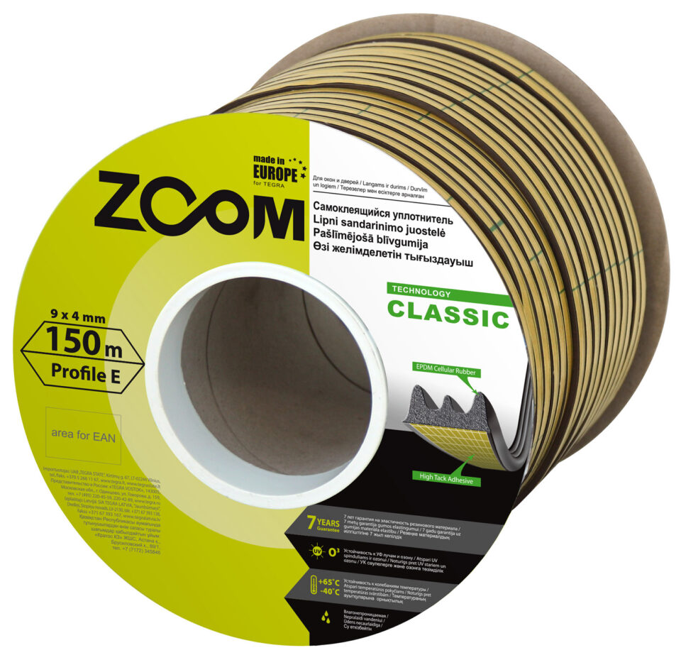 ZOOM Self-adhesive sealing strip E Classic