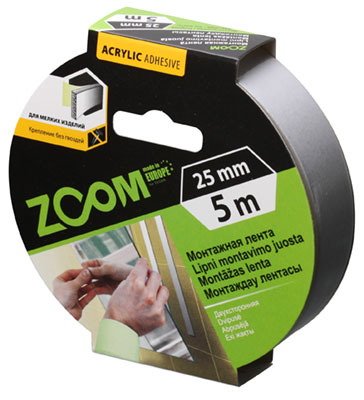 ZOOM Double-sided mounting tape