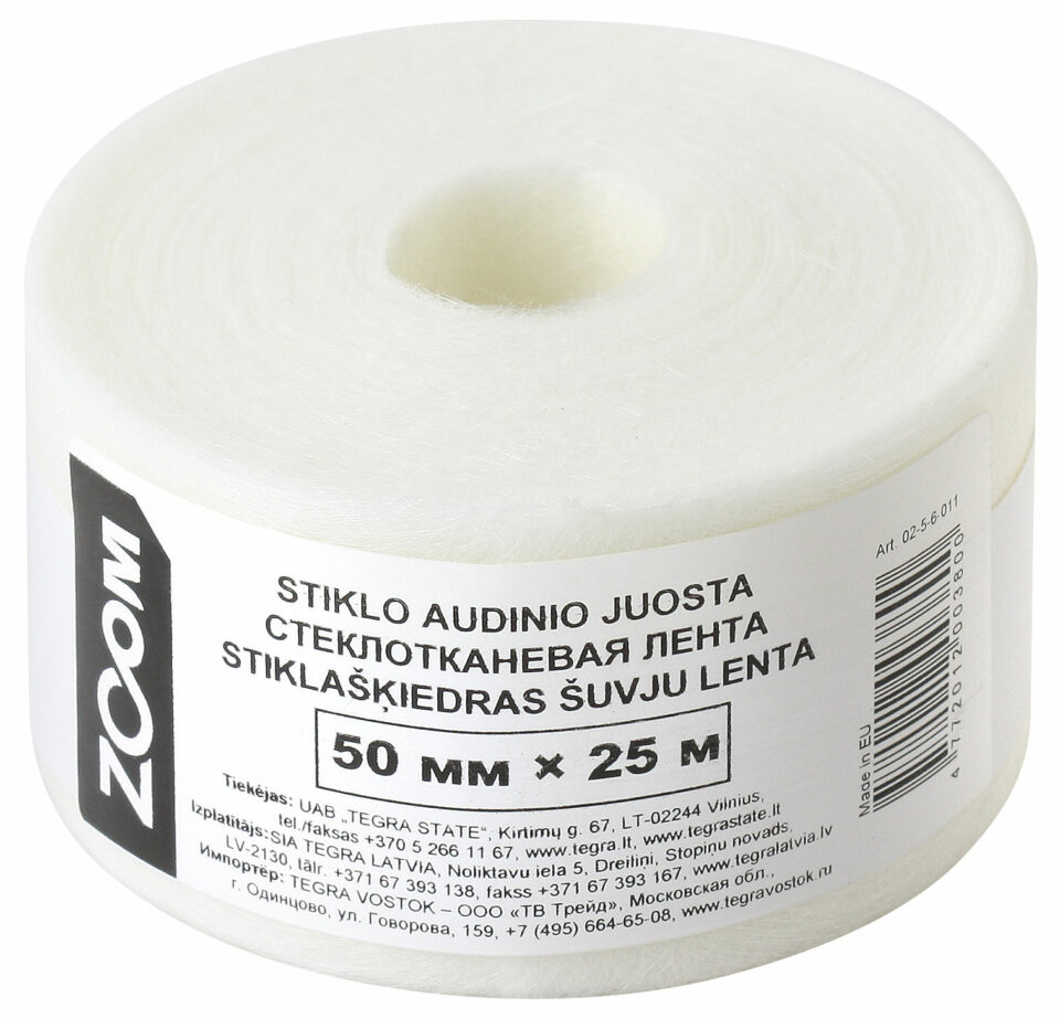 ZOOM Stikla šķiedras auduma lenta 50mm x 25m