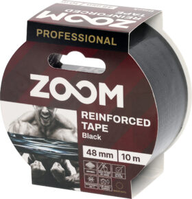 Zoom Professional duct tape, black, 48 mm x 10 m