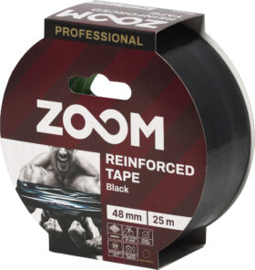 Zoom Professional duct tape, black, 48 mm x 25 m