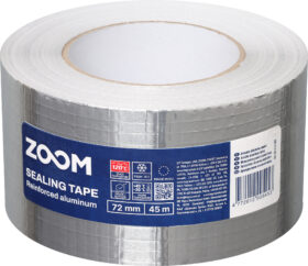 Zoom Scrim strengthened aluminium foil tape, 72 mm x 45 m