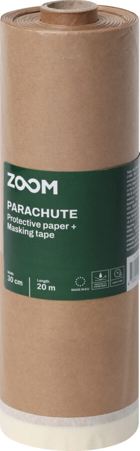 Zoom Adhesive tape with protective paper for painting