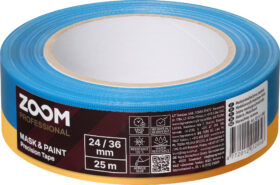 ZOOM Masking and Painting PRECISION TAPE, 24/36 mm x 25 m