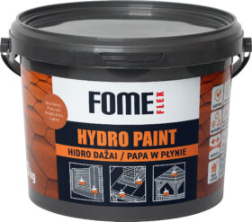 FOME FLEX HYDRO PAINT, ķieģeļbrūna RAL8004, 3 kg