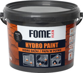 HYDRO PAINT, melna RAL9005, 3 kg