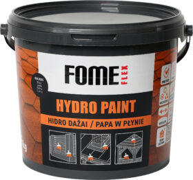 HYDRO PAINT, melna RAL9005, 6 kg