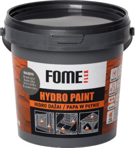 HYDRO PAINT, pelēkbrūna RAL8019, 1 kg